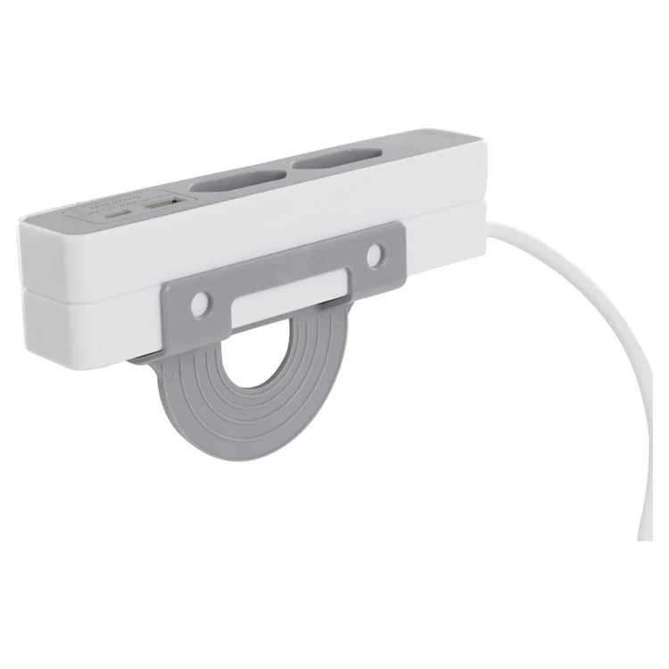 Q-Link Sofa stekkerdoos 2x Euro, 1x USB A, 1x USB C wit, zwart 1,5m - Image 3