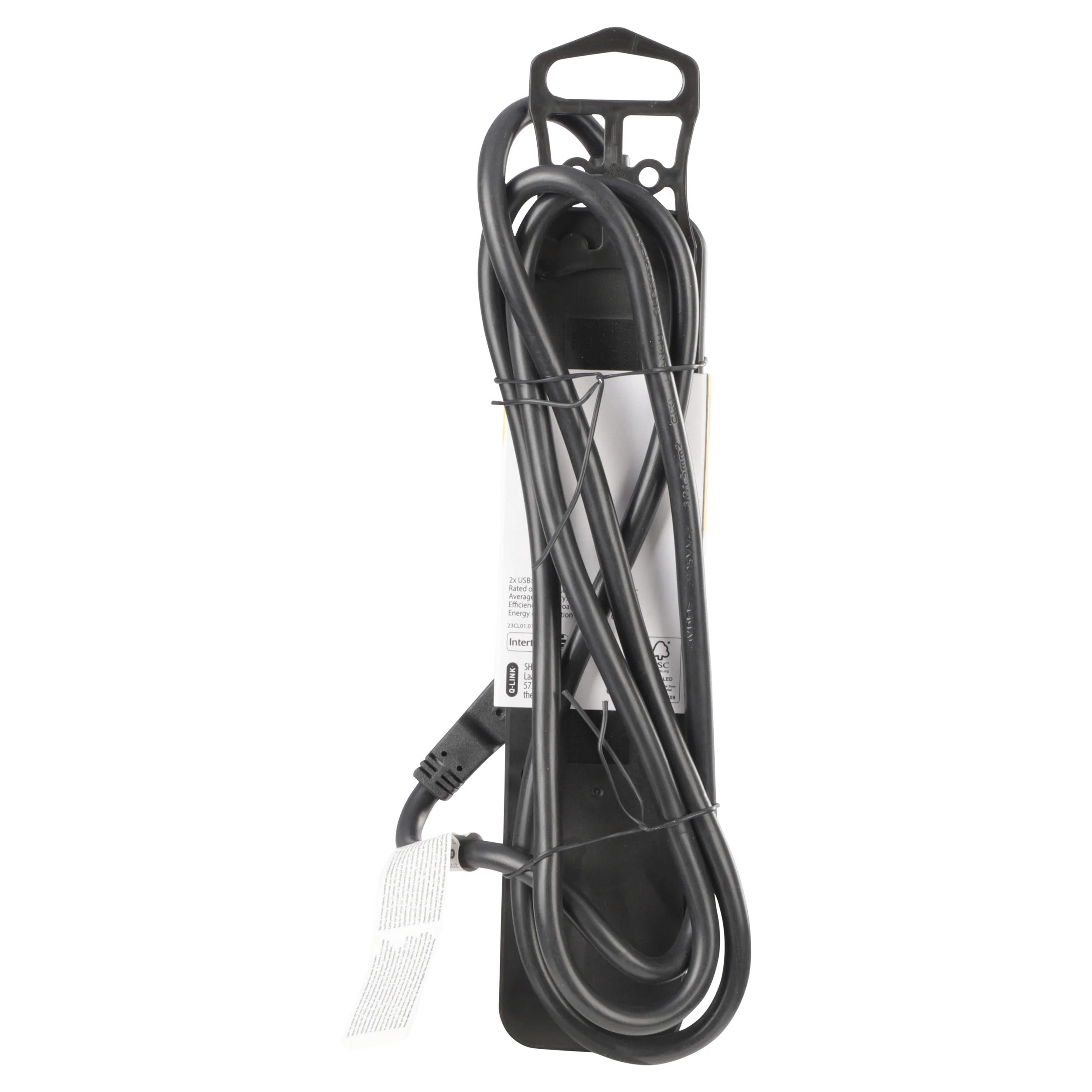 Q-Link stekkerdoos 3-voudig 3x geaard, 1x USB A, 1x USB C zwart 1,5m - Image 2
