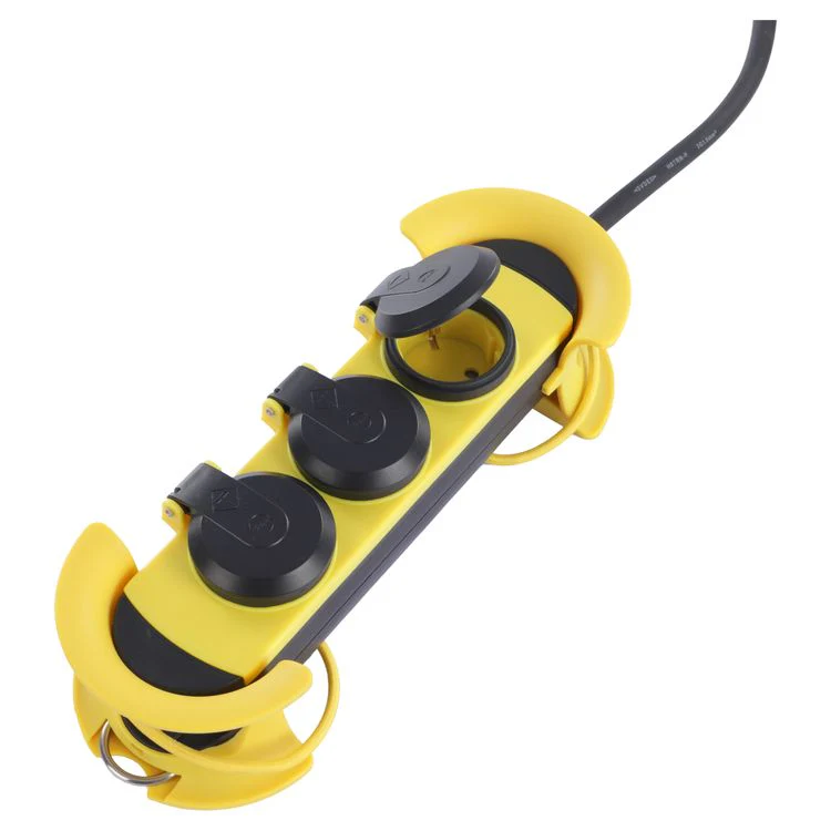 Q-Link stekkerdoos 3-voudig 3x geaard geel, zwart 3m - Image 6