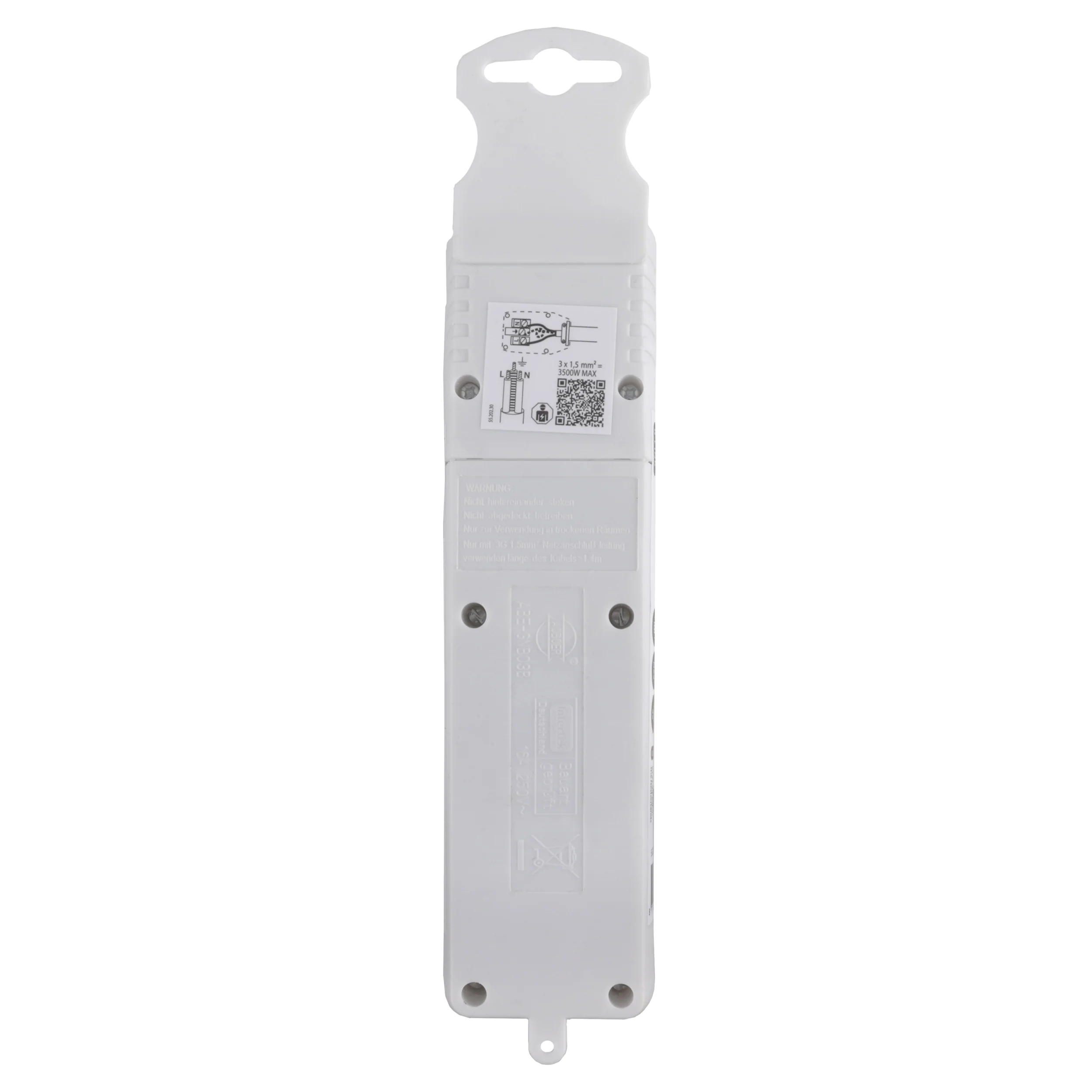 Q-Link stekkerdoos 3-voudig 3x geaard wit - Image 2