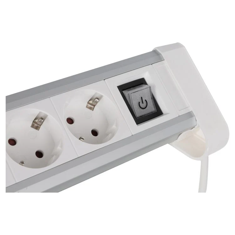 Q-Link stekkerdoos 4-voudig 4x geaard, 1x USB A, 1x USB C wit, 1,5m - Image 10