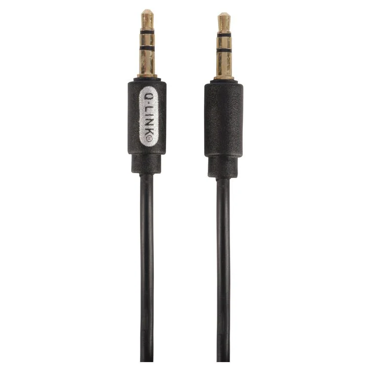 Q-Link Stereo kabel zwart 1,5m - Image 2