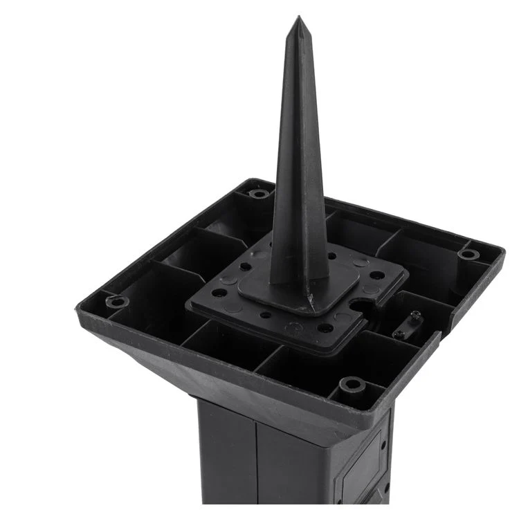Q-Link tuinpaal 4-voudig 4x geaard zwart - Image 12