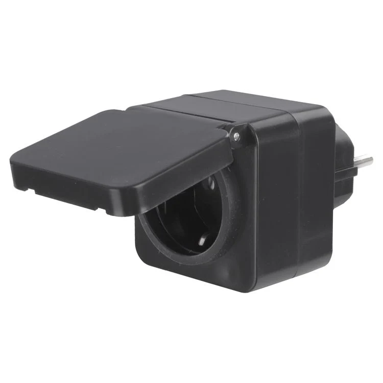 Q-Link verloopstekker 1-voudig zwart - Image 5