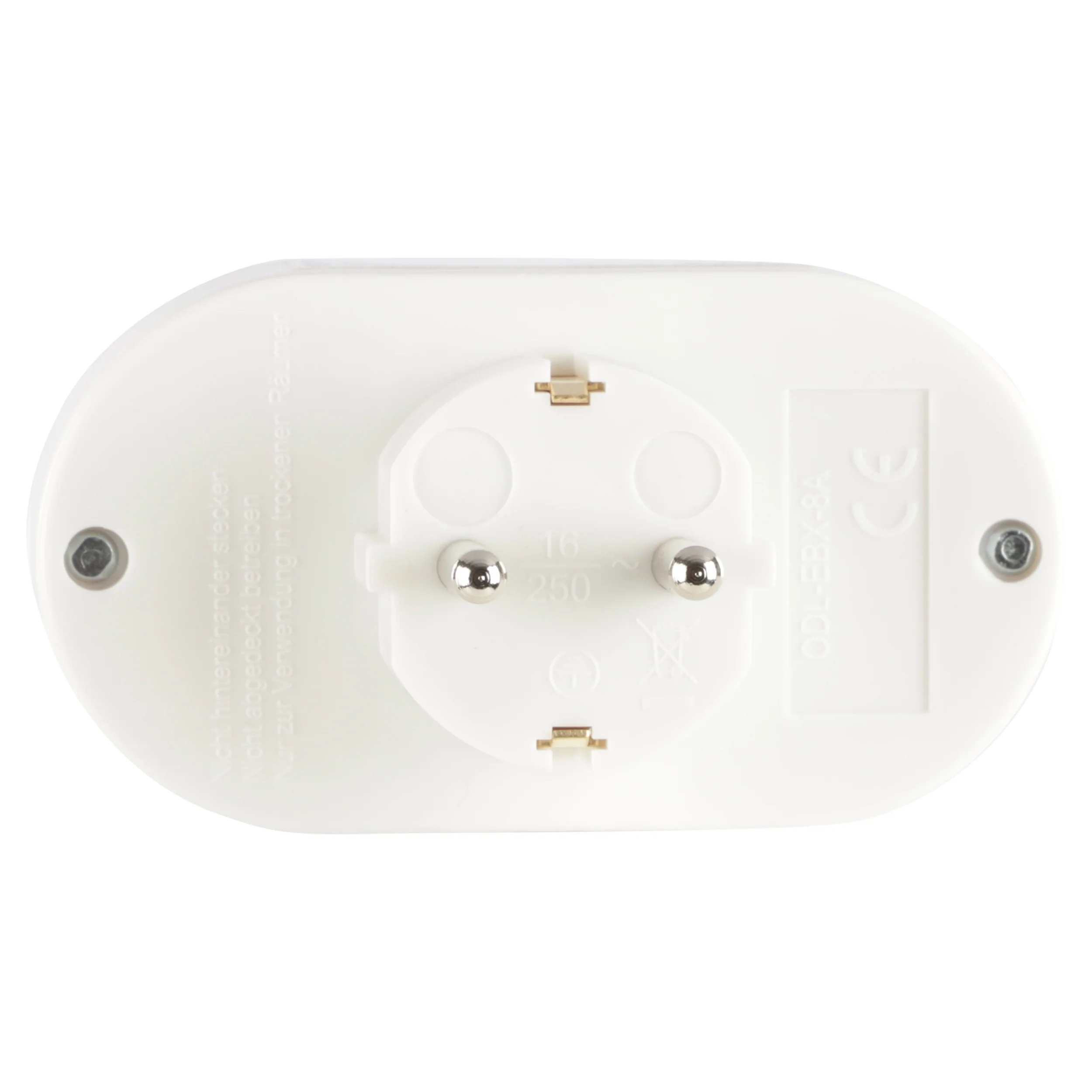 Q-Link verloopstekker 2-voudig horizontaal wit - Image 2