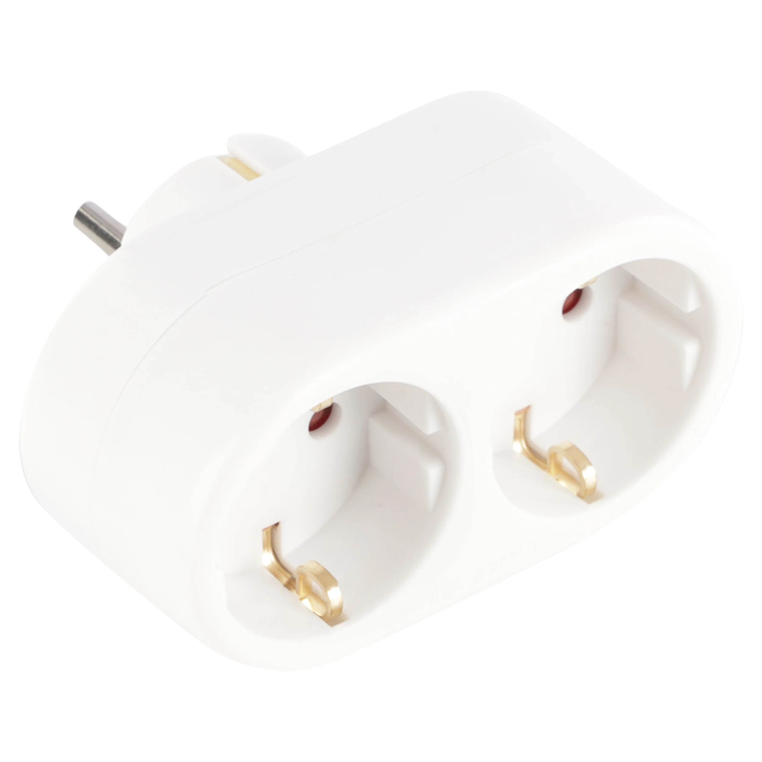 Q-Link verloopstekker 2-voudig horizontaal wit - Image 4