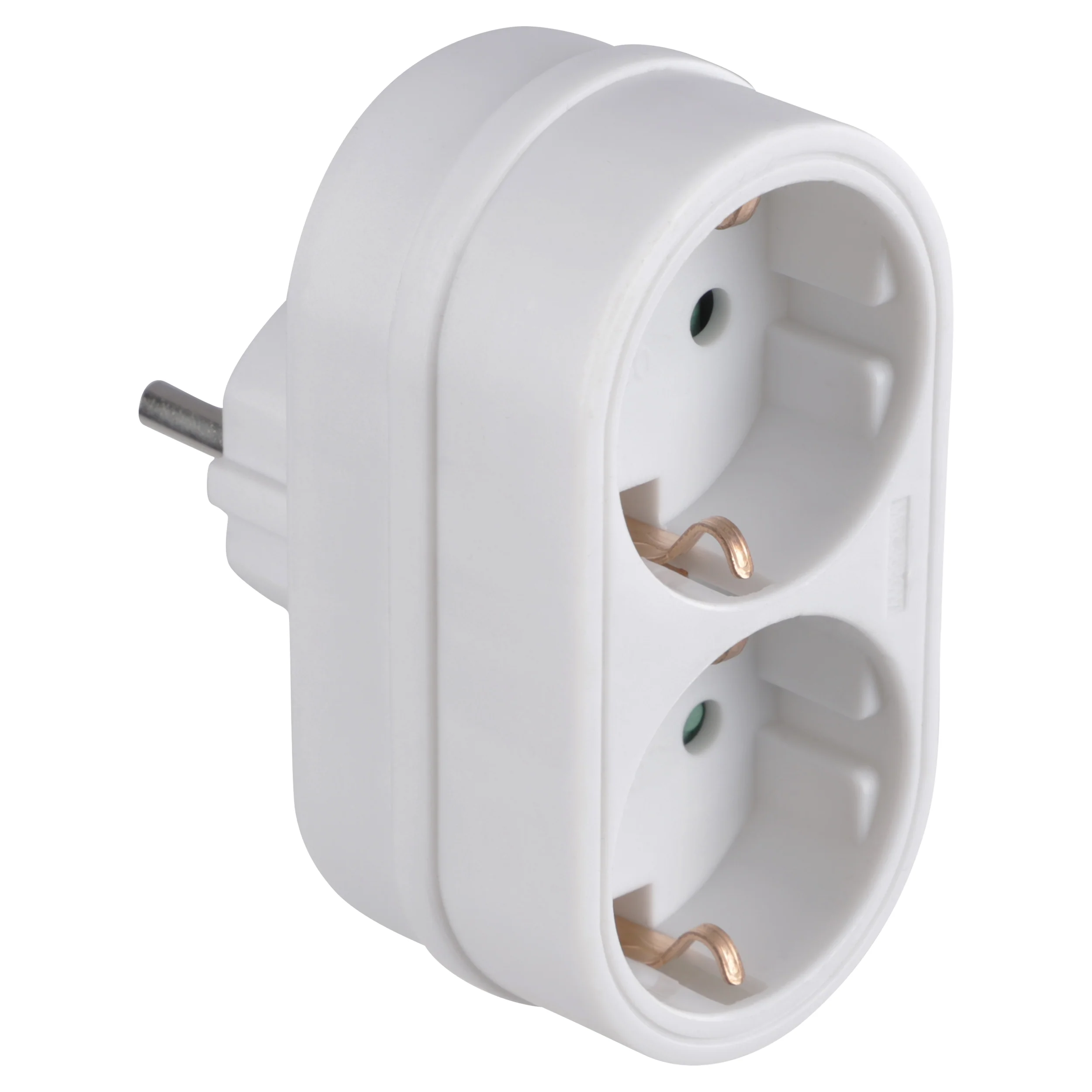 Q-Link verloopstekker 2-voudig verticaal wit - Image 3