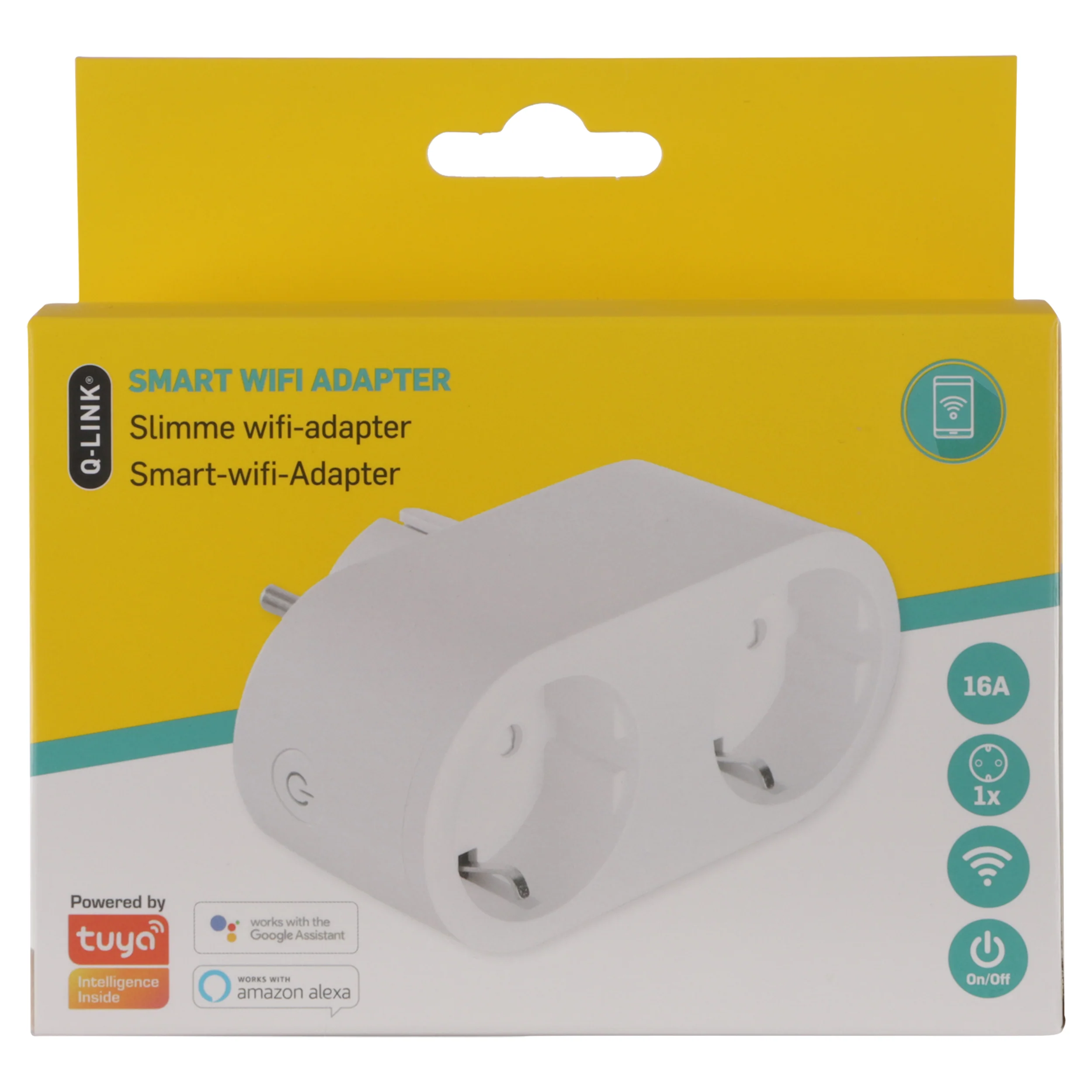 Q-Link verloopstekker wifi meter 2-voudig wit - Image 7