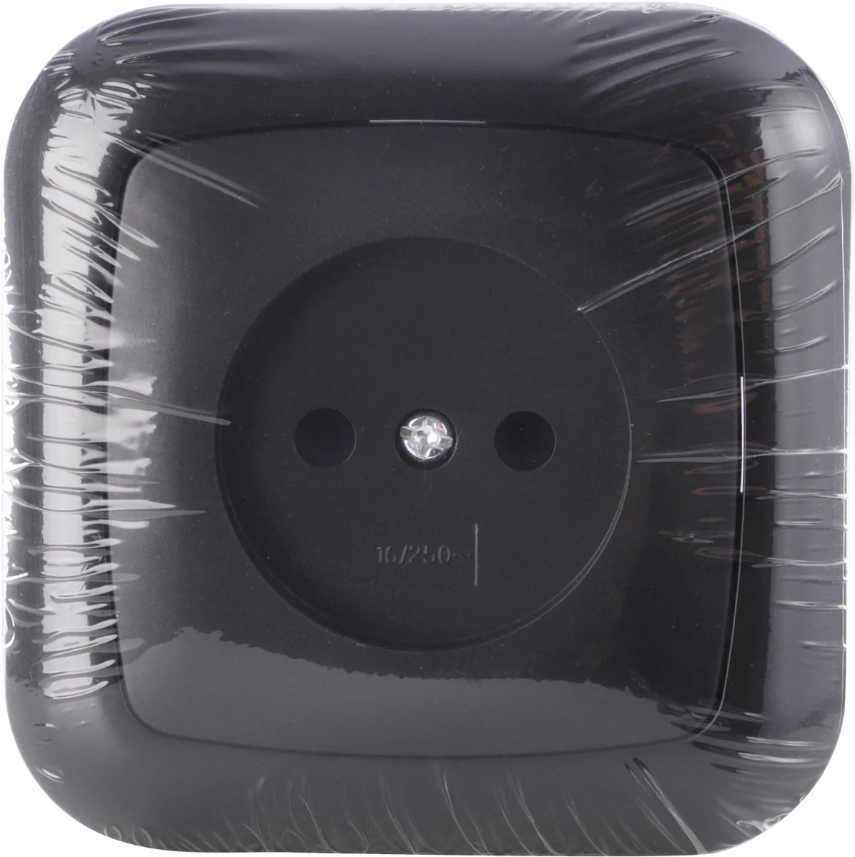 Q-Link inbouw stopcontactdoos met afdekraam 1-voudig zwart - Image 5