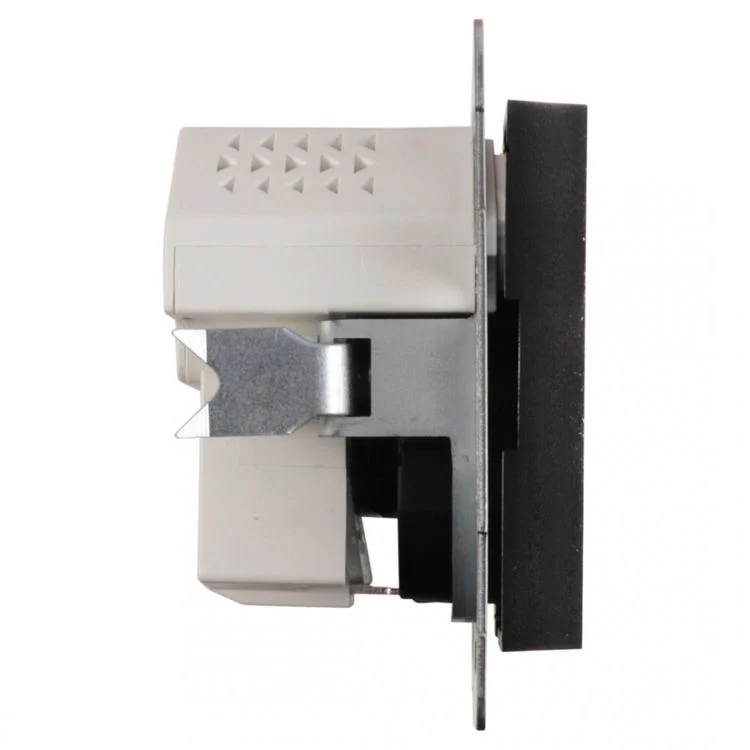 Q-Link inbouw stopcontactdoos met USB A/C 1-voudig randaarde zwart - Image 2