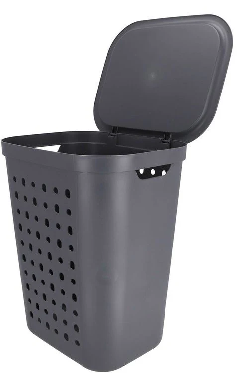 Rotho Jona wasmand kunststof antraciet 55L - Image 2