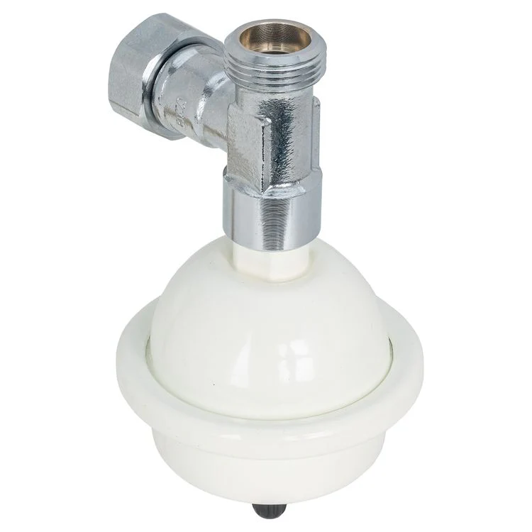 Sanivesk waterslang t-stuk chroom 1/2"BIX x 1/2"BU - Image 2