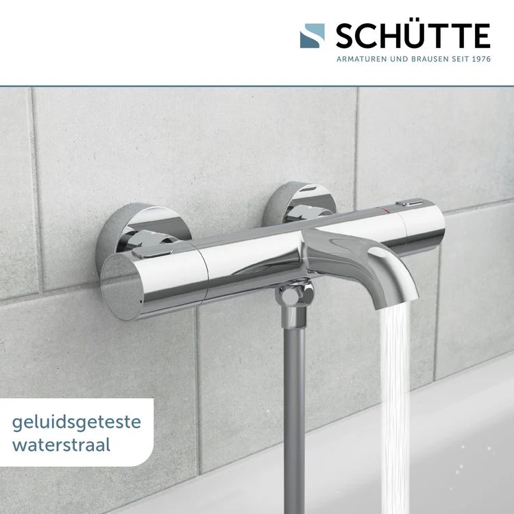 Schutte Los Angeles thermostaatkraan bad chroom 15cm - Image 4