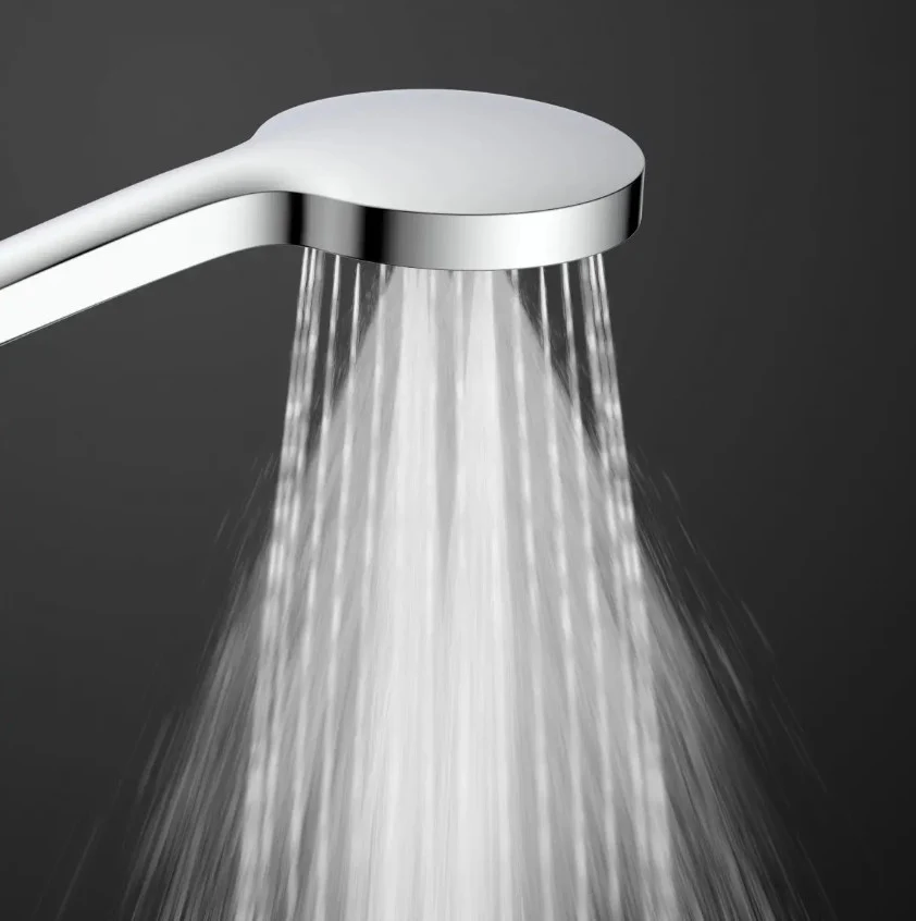 Schutte Samoa Rain handdouche 3 standen chroom antraciet ⌀13cm - Image 4