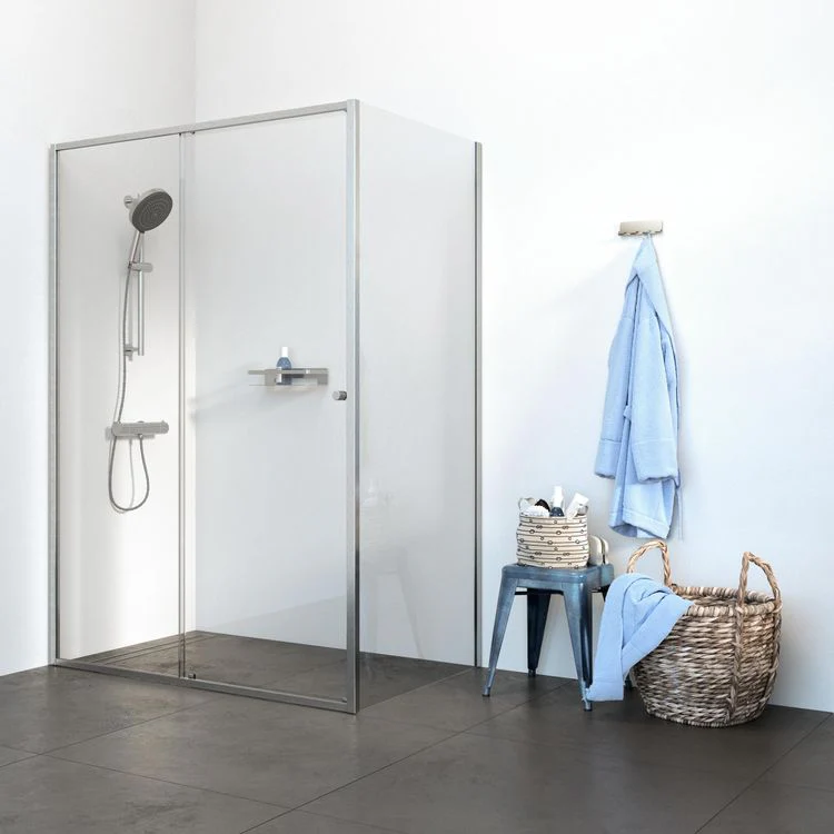 Sealskin Contour douchecabine schuifdeur anti-kalk RVS 120x200cm - Image 4