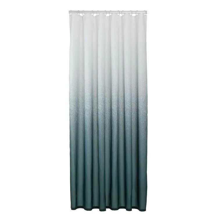 Sealskin douchegordijn Blend polyester wit, groen 180x200cm - Image 3