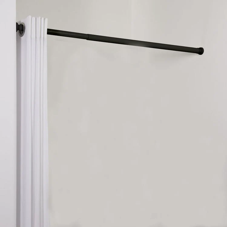 Sealskin douchegordijnstang Seallux matzwart 130cm - Image 3