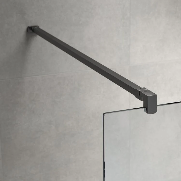 Sealskin Pure inloopdouche anti-kalk gunmetal grijs 7,2x88x200cm - Image 3