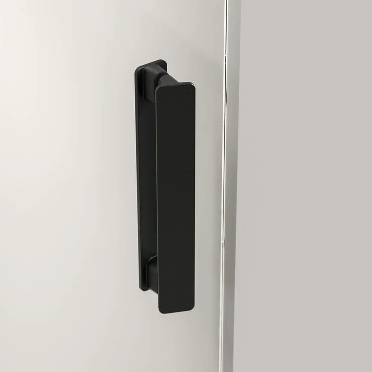 Sealskin Pure zijwand draaideur anti-kalk matzwart 7,2x86,7x200cm - Image 3