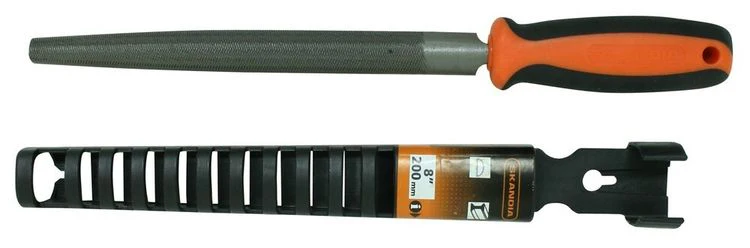 Skandia halfronde vijl 200 mm basterd