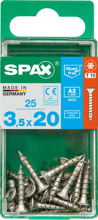 Spax A2 schroef T-star plus verzonken kop 3,5x20mm 25st - Image 3