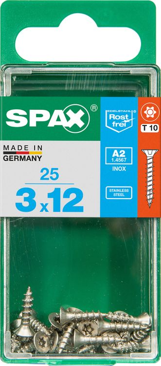 Spax A2 schroef T-star plus verzonken kop 3x12mm 25st - Image 3