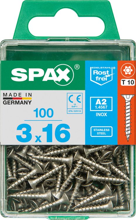 Spax A2 schroef T-star plus verzonken kop 3x16mm 100st - Image 3