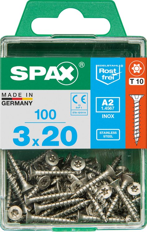 Spax A2 schroef T-star plus verzonken kop 3x20mm 100st - Image 3