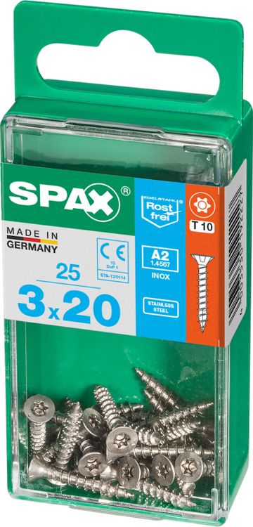 Spax A2 schroef T-star plus verzonken kop 3x20mm 25st - Image 3
