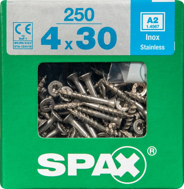 Spax A2 schroef T-star plus verzonken kop 4,0x30mm 250st - Image 3