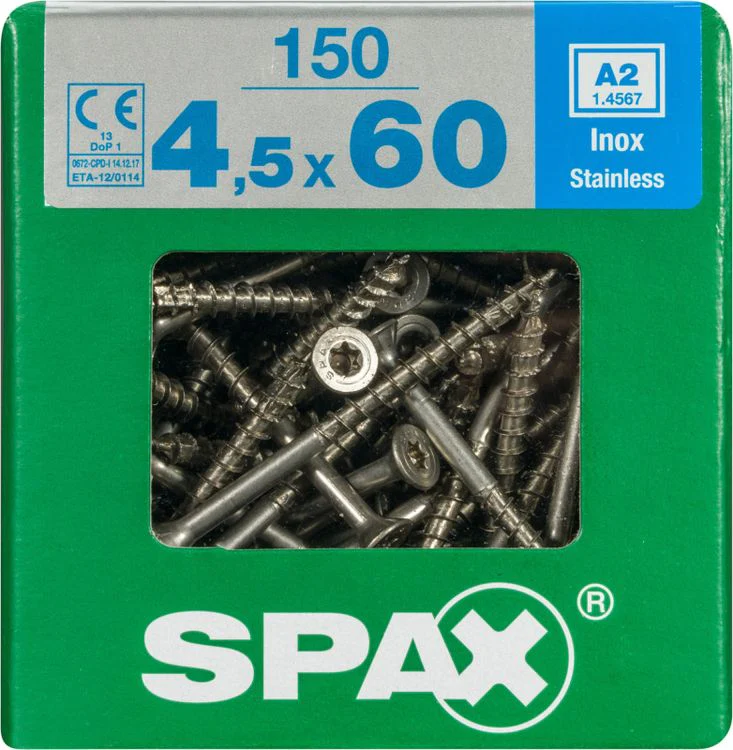 Spax A2 schroef T-star plus verzonken kop 4,5x60mm 150st - Image 3