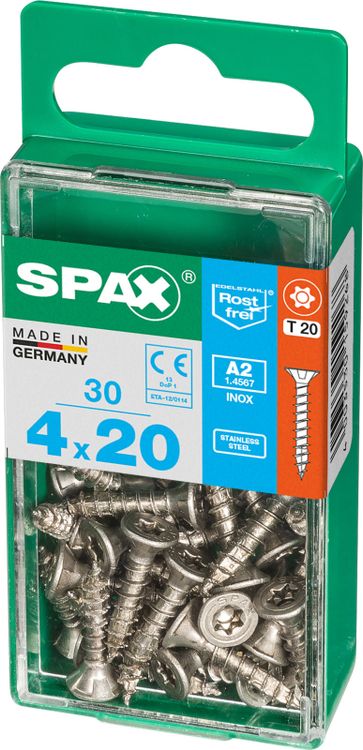 Spax A2 schroef T-star plus verzonken kop 4x20mm 30st - Image 2