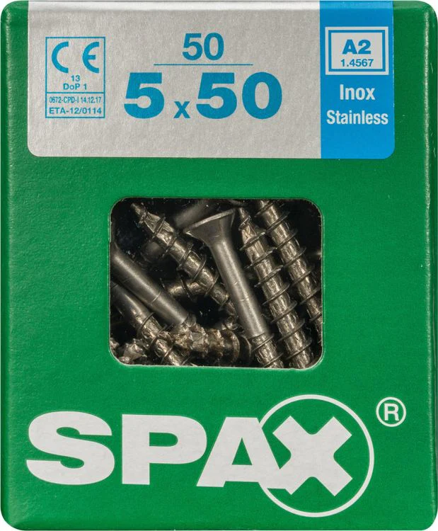 Spax A2 schroef T-star plus verzonken kop 5x50mm 50st - Image 3