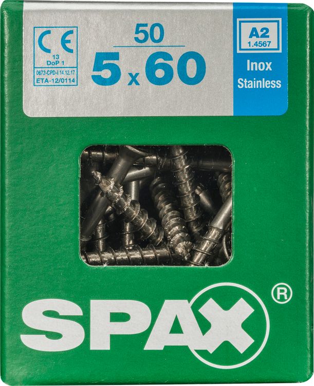Spax A2 schroef T-star plus verzonken kop 5x60mm 50st - Image 3