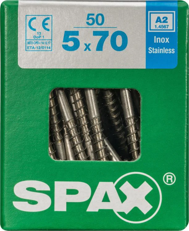 Spax A2 schroef T-star plus verzonken kop 5x70mm 50st - Image 3