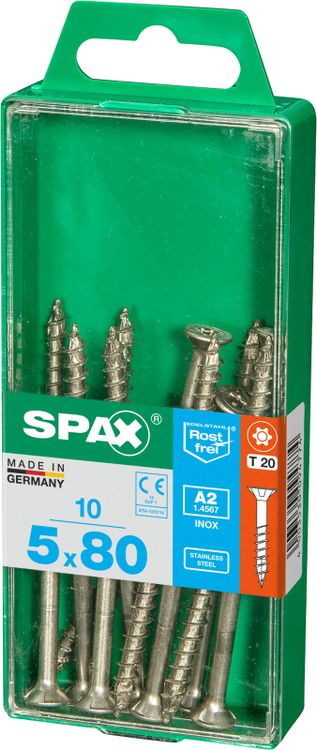 Spax A2 schroef T-star plus verzonken kop 5x80mm 10st - Image 2