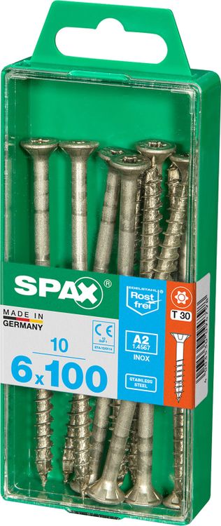 Spax A2 schroef T-star plus verzonken kop 6x100mm 10st - Image 2