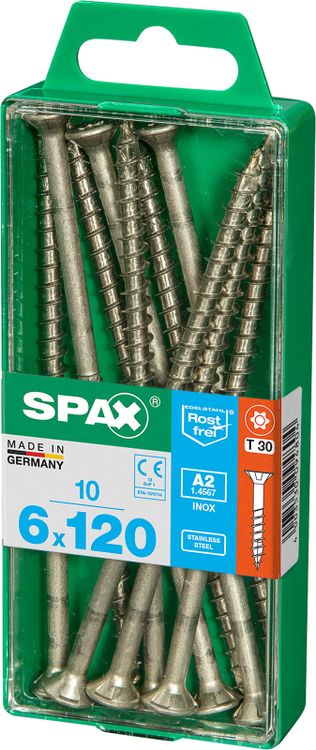 Spax A2 schroef T-star plus verzonken kop 6x120mm 10st - Image 2