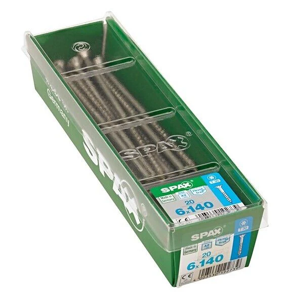 Spax A2 schroef T-star plus verzonken kop 6x140mm 20st - Image 2
