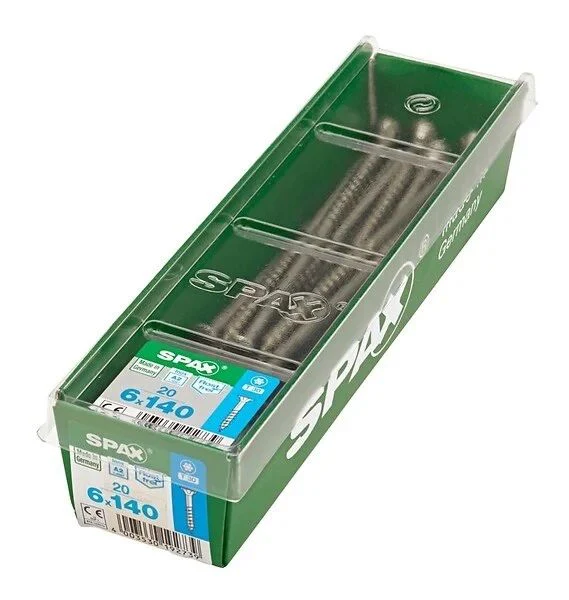 Spax A2 schroef T-star plus verzonken kop 6x140mm 20st - Image 3