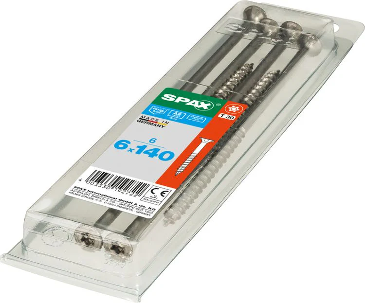 Spax A2 schroef T-star plus verzonken kop 6x140mm 6st - Image 2