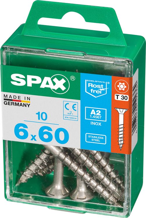 Spax A2 schroef T-star plus verzonken kop 6x60mm 10st - Image 2