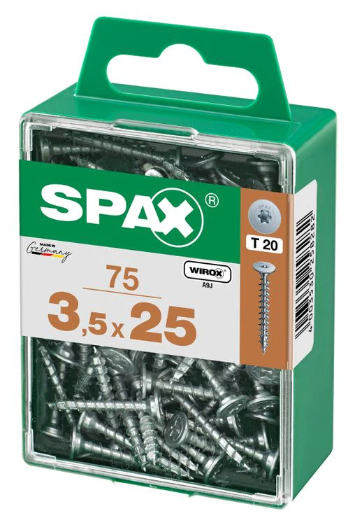 Spax achterwandschroef T-star plus discuskop 3,5x25mm 75st - Image 2