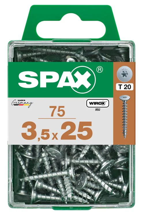 Spax achterwandschroef T-star plus discuskop 3,5x25mm 75st - Image 3