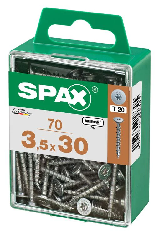 Spax achterwandschroef T-star plus discuskop 3,5x30mm 70st - Image 3
