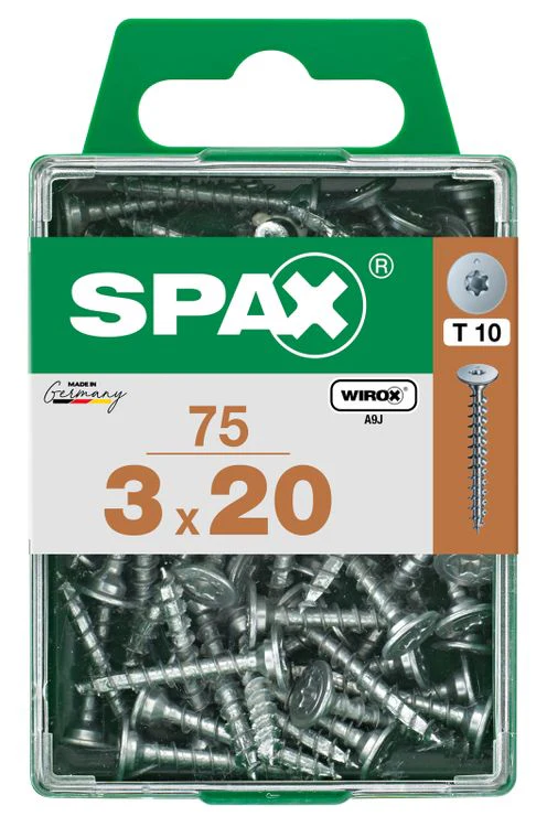 Spax achterwandschroef T-star plus discuskop 3x20mm 75st - Image 3