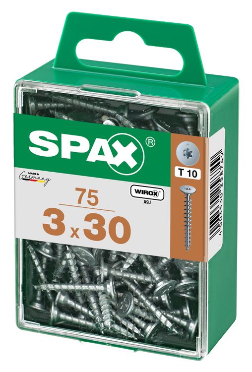 Spax achterwandschroef T-star plus discuskop 3x30mm 75st - Image 2