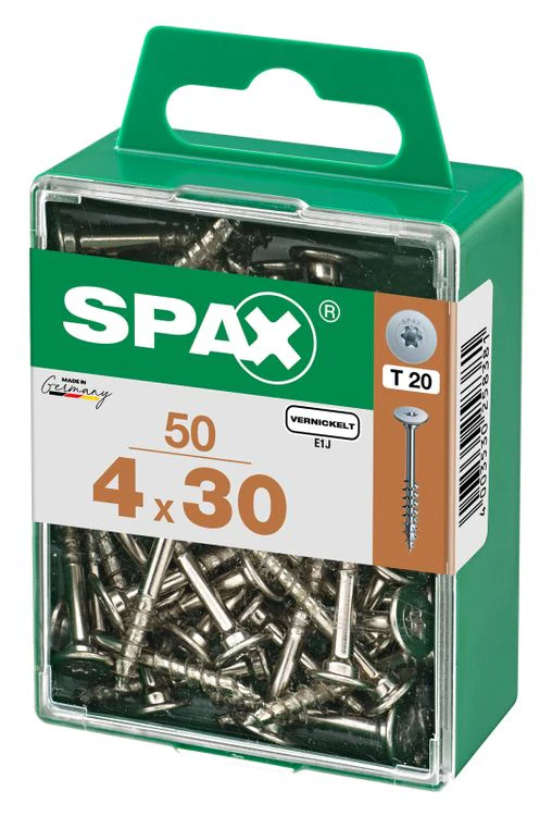 Spax achterwandschroef T-star plus discuskop 4x30mm 50st - Image 2