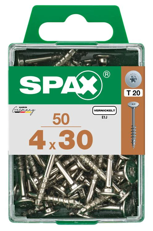 Spax achterwandschroef T-star plus discuskop 4x30mm 50st - Image 3