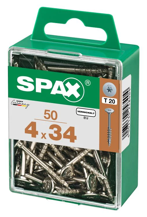 Spax achterwandschroef T-star plus discuskop 4x34mm 50st - Image 2